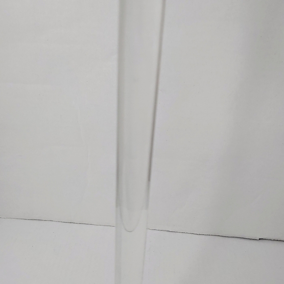 Creative Co-op tall acrylic/gold taper candle holder. - Picture 5 of 7